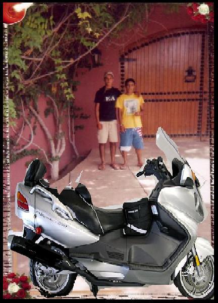 salim avec burgman 650